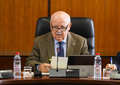  Jess Aguirre, presidente de la Cmara, inicia la sesin de la Junta de Portavoces 