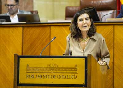 Roco Blanco, consejera de Empleo, Empresa y Trabajo Autnomo, informa acerca de las medidas dirigidas al tejido productivo andaluz para el fomento y la creacin de empleo en Andaluca 