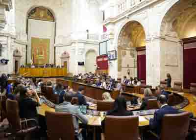 El Pleno de la Cmara andaluza reanuda la sesin plenaria 