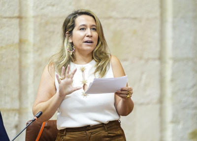 Jessica Trujillo, del G.P. Popular, pregunta sobre el plan de empleo ACTIVA-T JOVEN 