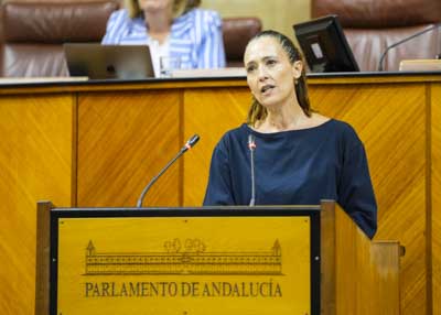 Mara Isabel Lozano, portavoz adjunta del G.P. Popular, defiende una PNLP relativa a garantizar la proteccin de mujeres vctimas de violencia machista, exigir responsabilidades, y de rechazo a conductas moralmente corruptas y vejatorias en relacin con la cosificacin y la explotacin sexual 