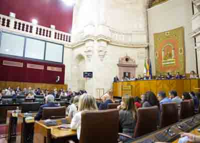 El Pleno del Parlamento de Andaluca finaliza el orden del da con las votaciones 