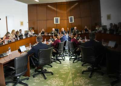  La Junta de Portavoces durante el debate del orden del da de la prxima sesin plenaria 