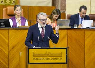 En nombre del Grupo Popular toma la palabra Francisco Javier Vacas para posicionar a su Grupo respecto del Proyecto de Ley de Patrimonio de Andaluca 