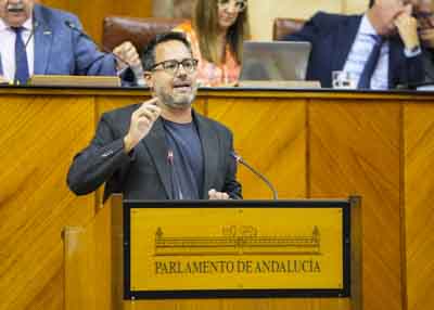 Jos Ignacio Garca, portavoz del G.P. Mixto-Adelante Andaluca, interviene en el debate sobre Sanidad 