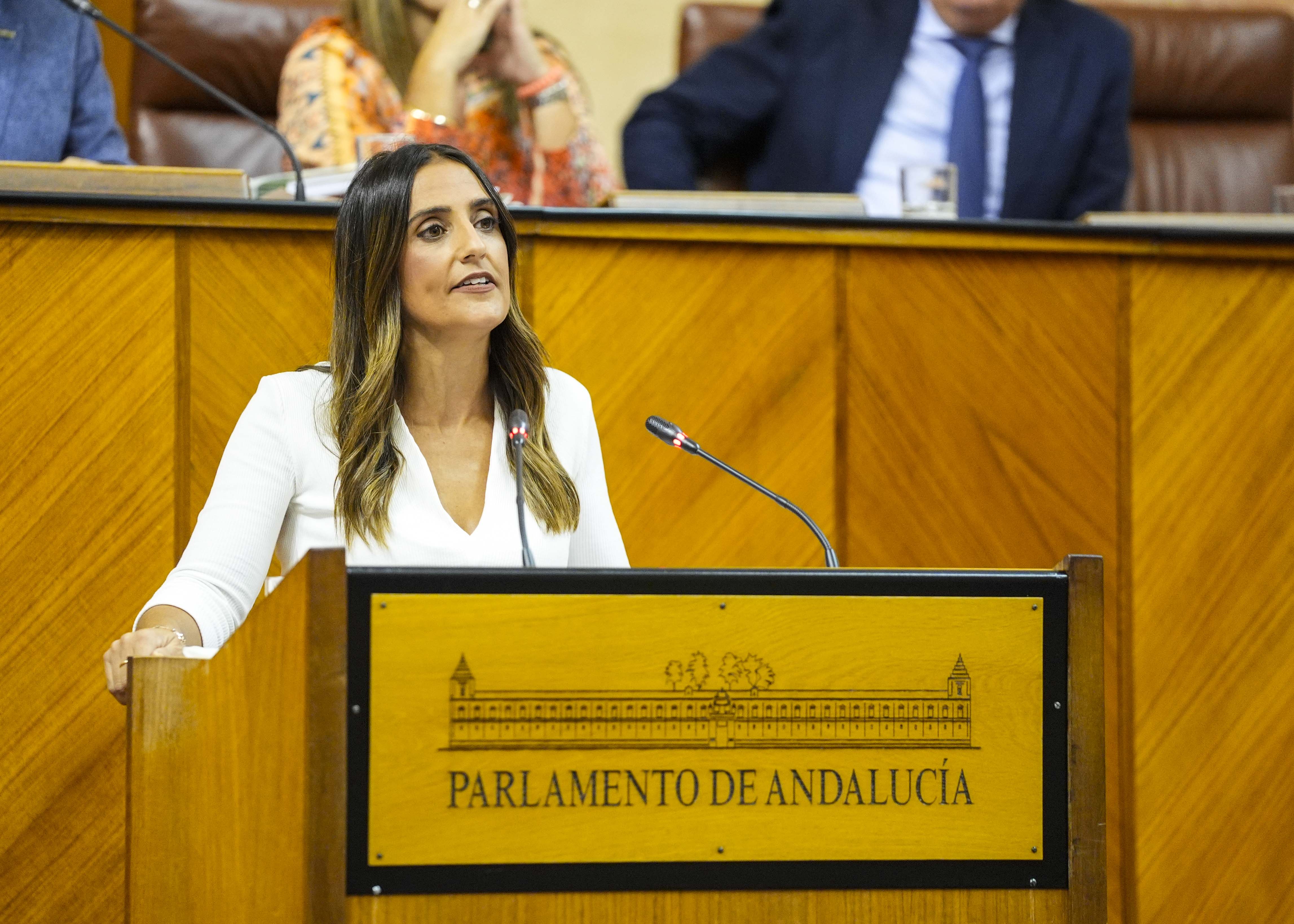 La diputada del Grupo Popular Beatriz Jurado en un momento de su intervencin en el debate general  