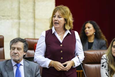 Cristina Alejandra Jim�nez, del Grupo Vox, pregunta sobre el desarrollo econ�mico de Andaluc�a  