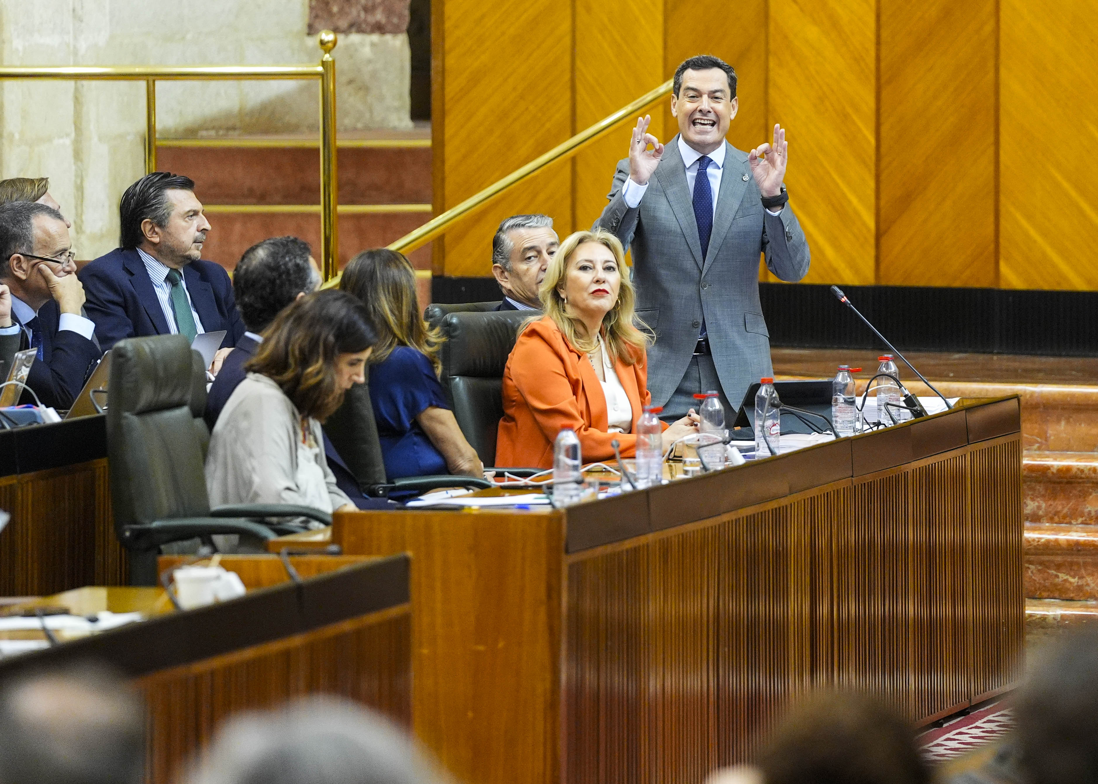 Comienzan las preguntas al presidente de la Junta de Andaluc�a 