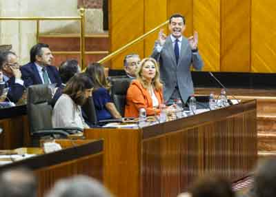 Comienzan las preguntas al presidente de la Junta de Andaluc�a 