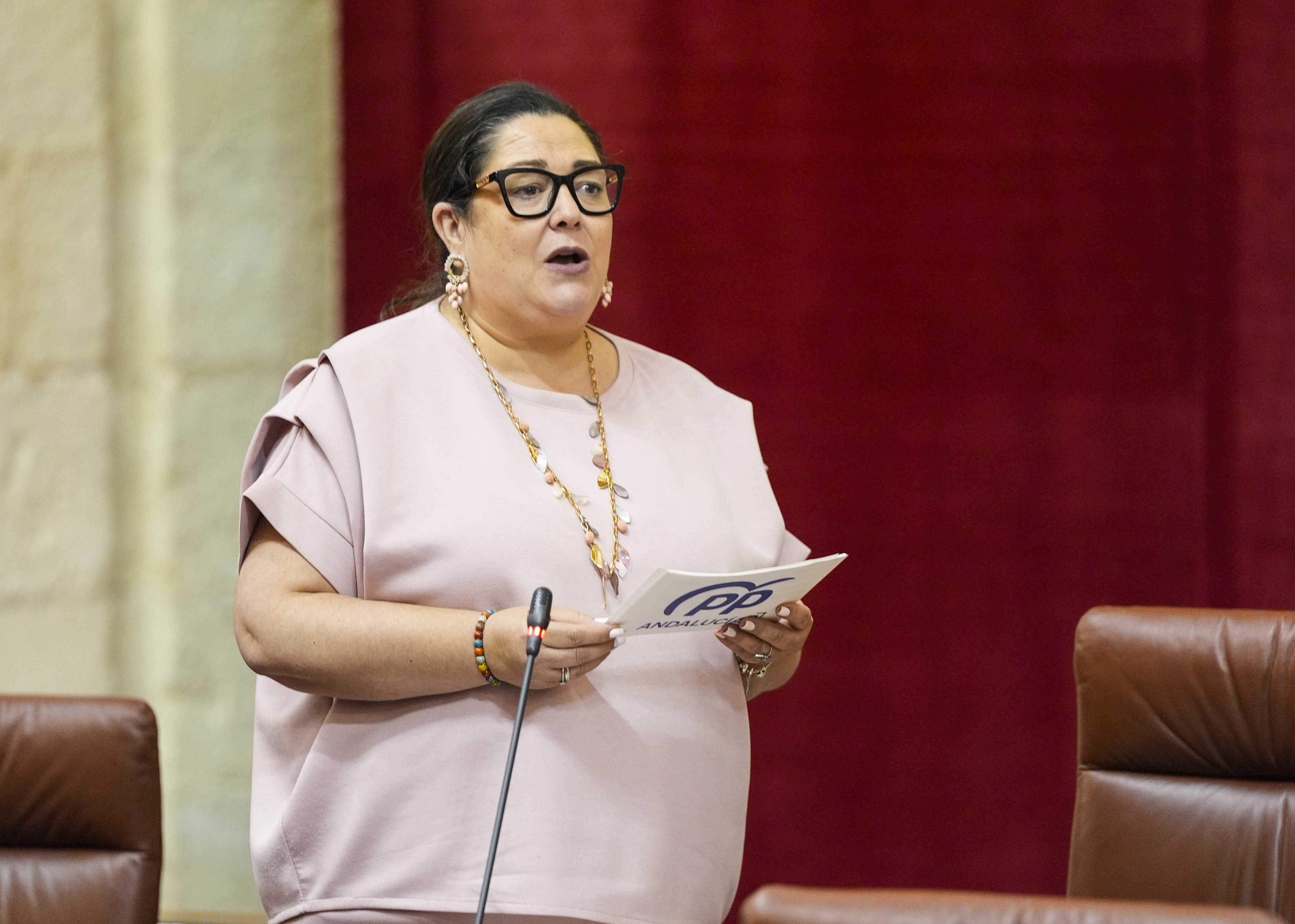La diputada Dolores Bautista, del G.P. Popular, finaliza la sesi�n de control con una cuesti�n relativa al ciclo de "M�sica para una visita" dirigida a la consejera de Cultura 