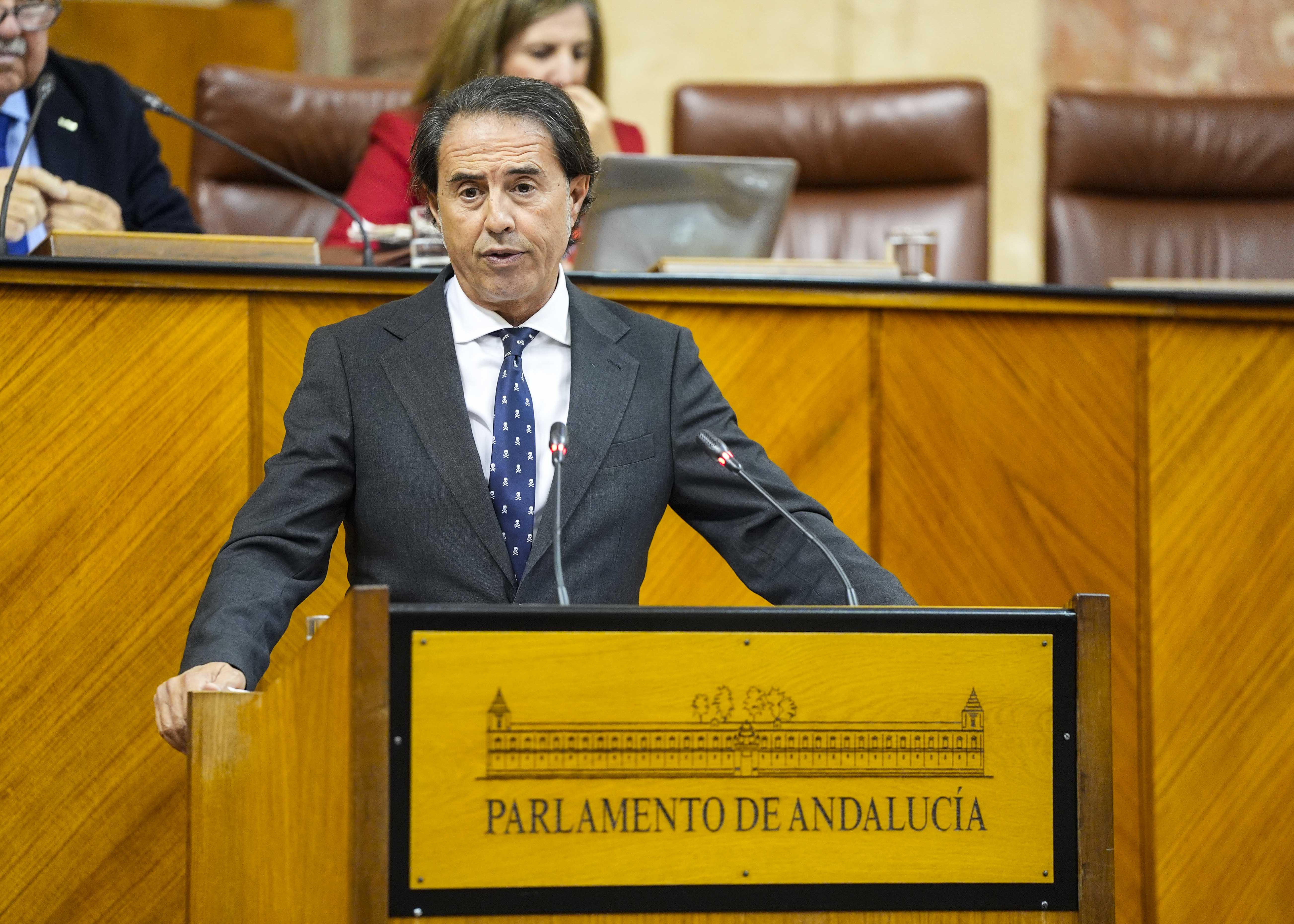  En nombre del G.P. Vox en Andaluca interviene Benito Morillo 