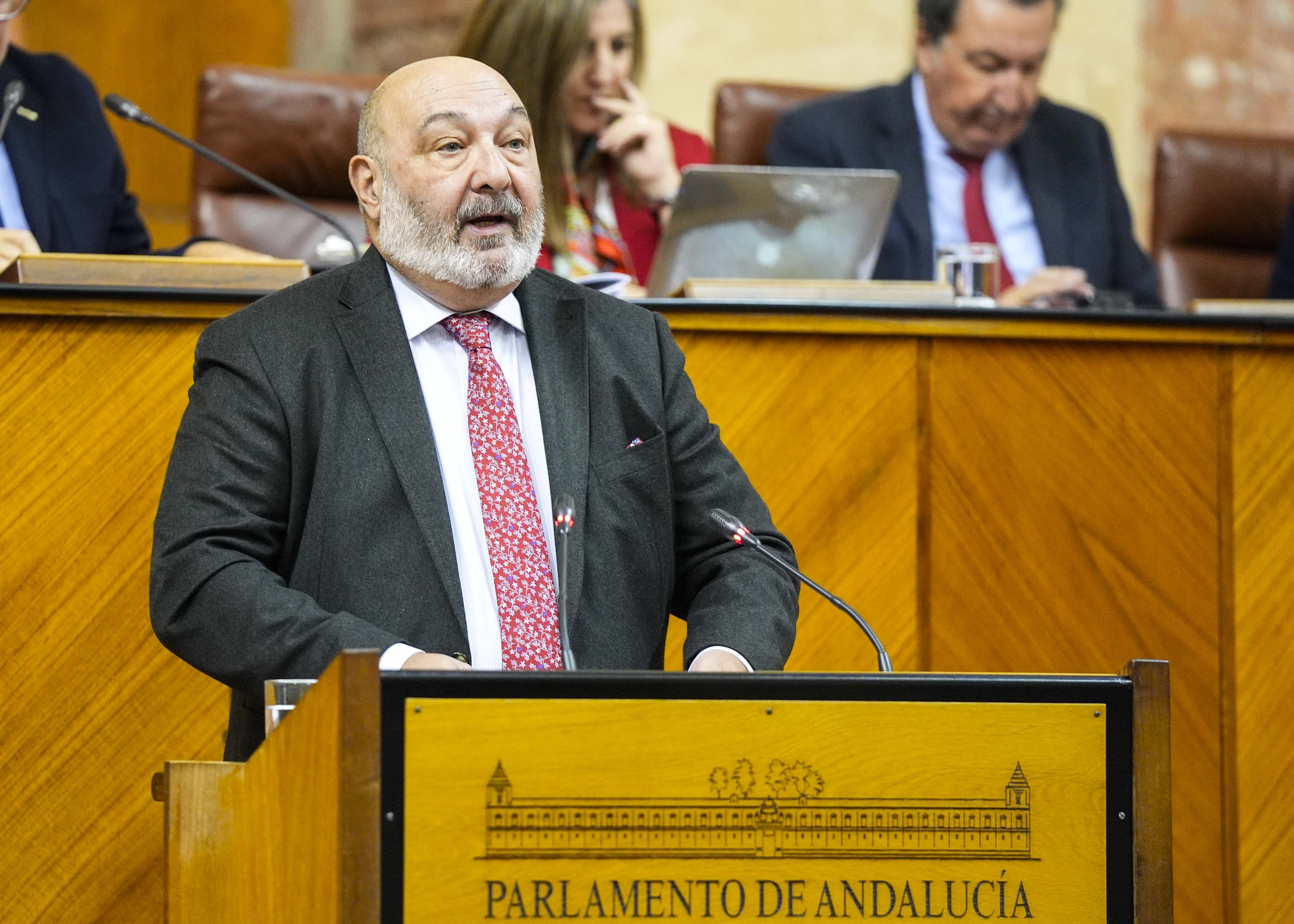 Por el Grupo Vox en Andaluca, Alejandro Hernndez posiciona a su grupo parlamentario en el debate de totalidad del proyecto de ley 