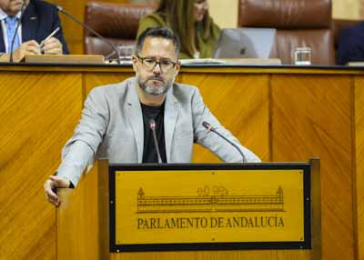 El portavoz adjunto del Grupo Mixto-Adelante Andaluca, Jos Ignacio Garca, defiende la solicitud de creacin de la comisin de investigacin 