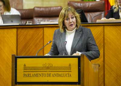 Cristina Alejandra Jimnez, del Grupo Vox, defiende una proposicin no de ley relativa a la urgente puesta en marcha de rebajas fiscales en Andaluca para proteger a los jvenes y las familias, as como para incentivar el emprendimiento y la creacin de riqueza en Andaluca 
