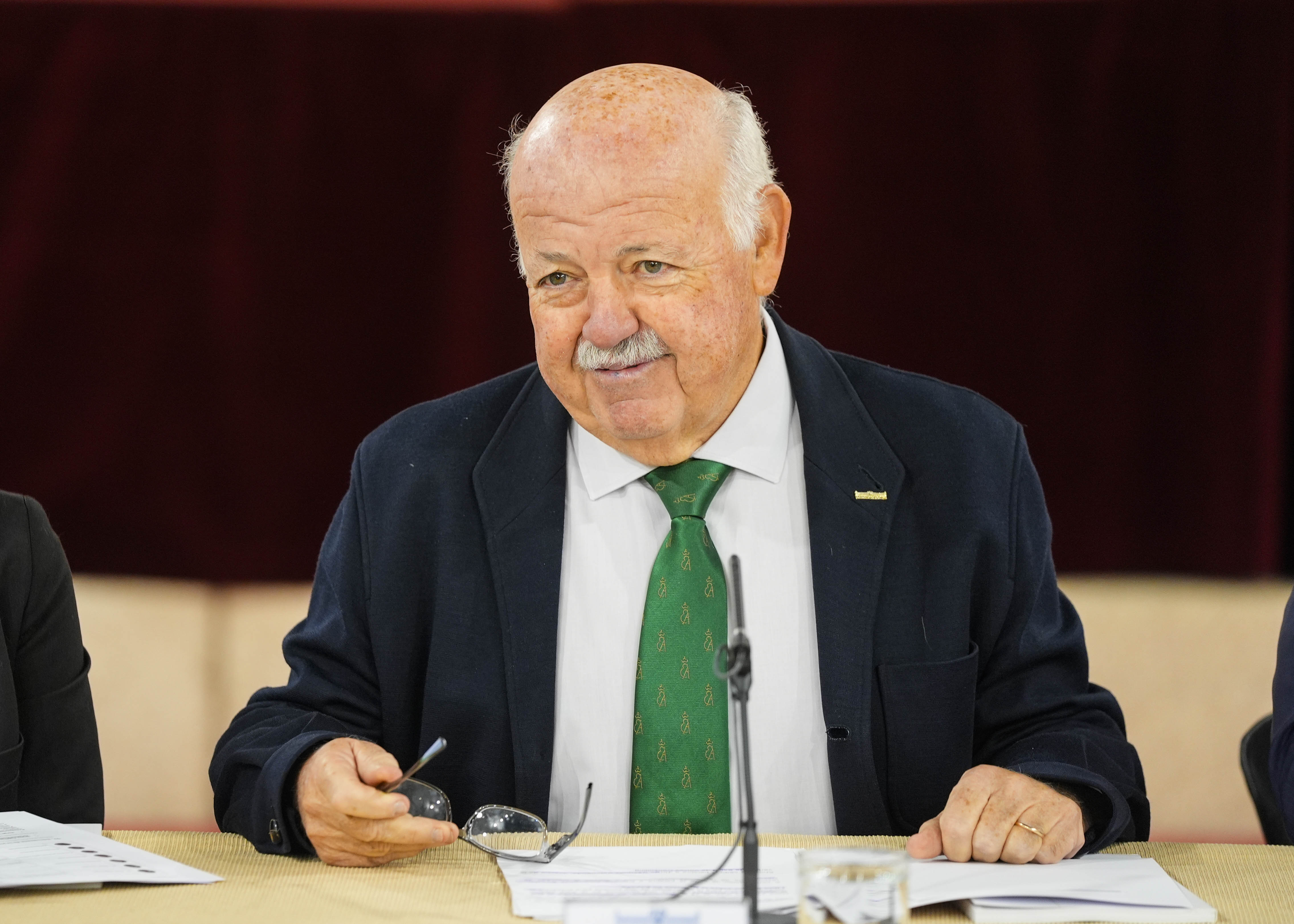 Jess Aguirre, presidente del Parlamento de Andaluca, se dirige a los asistentes 