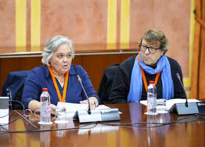 Francisco Javier Rodrguez y Pepa Zamorano de Iniciativa Sindical Andaluza (ISA)
