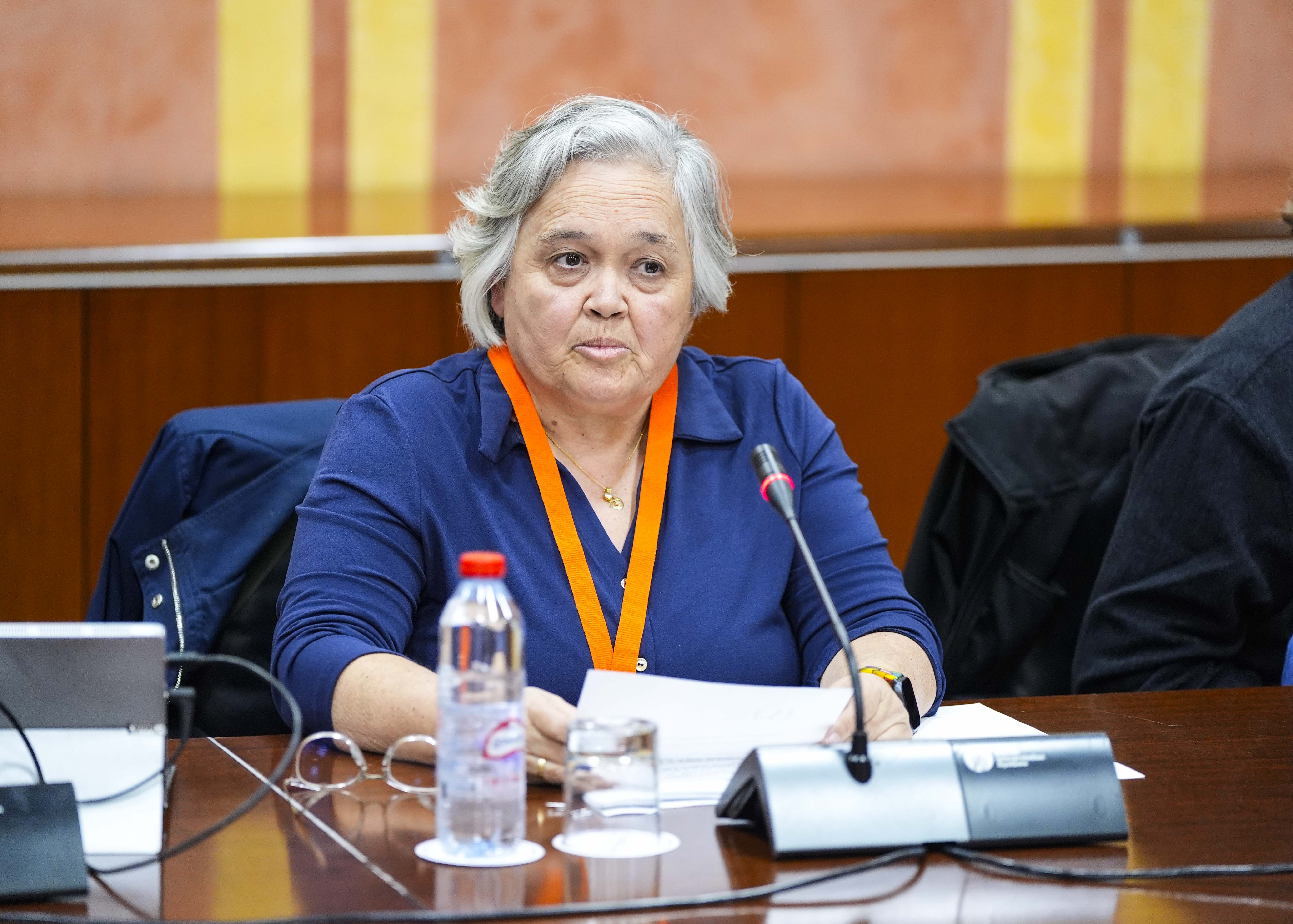 Pepa Zamorano, delegada sindical y miembro de la Secretara de Comunicacin de ISA (Iniciativa Sindical Andaluza)  