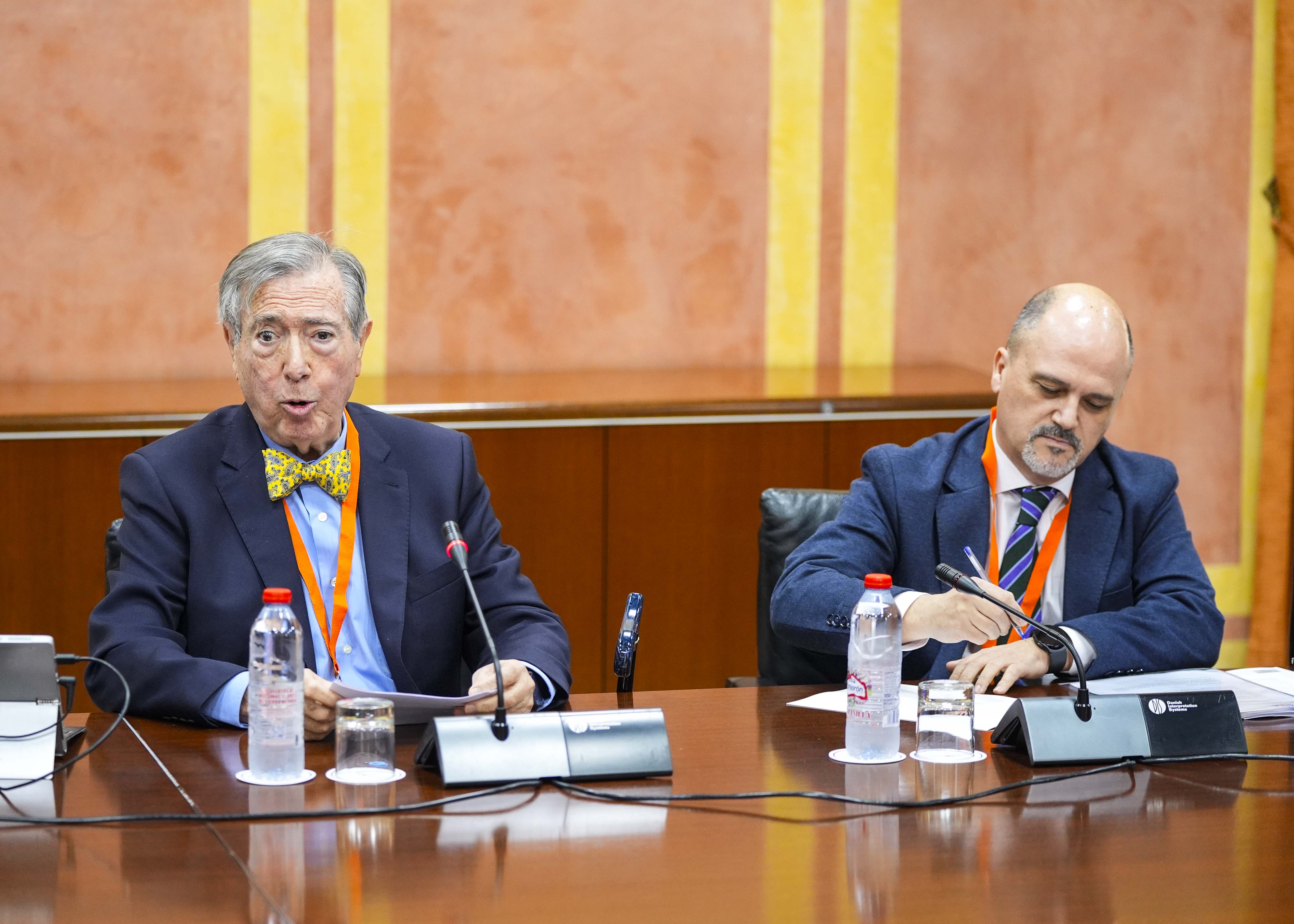 Manuel ngel Martn y Daniel Ron, de la Confederacin de Empresarios de Andaluca (CEA) 