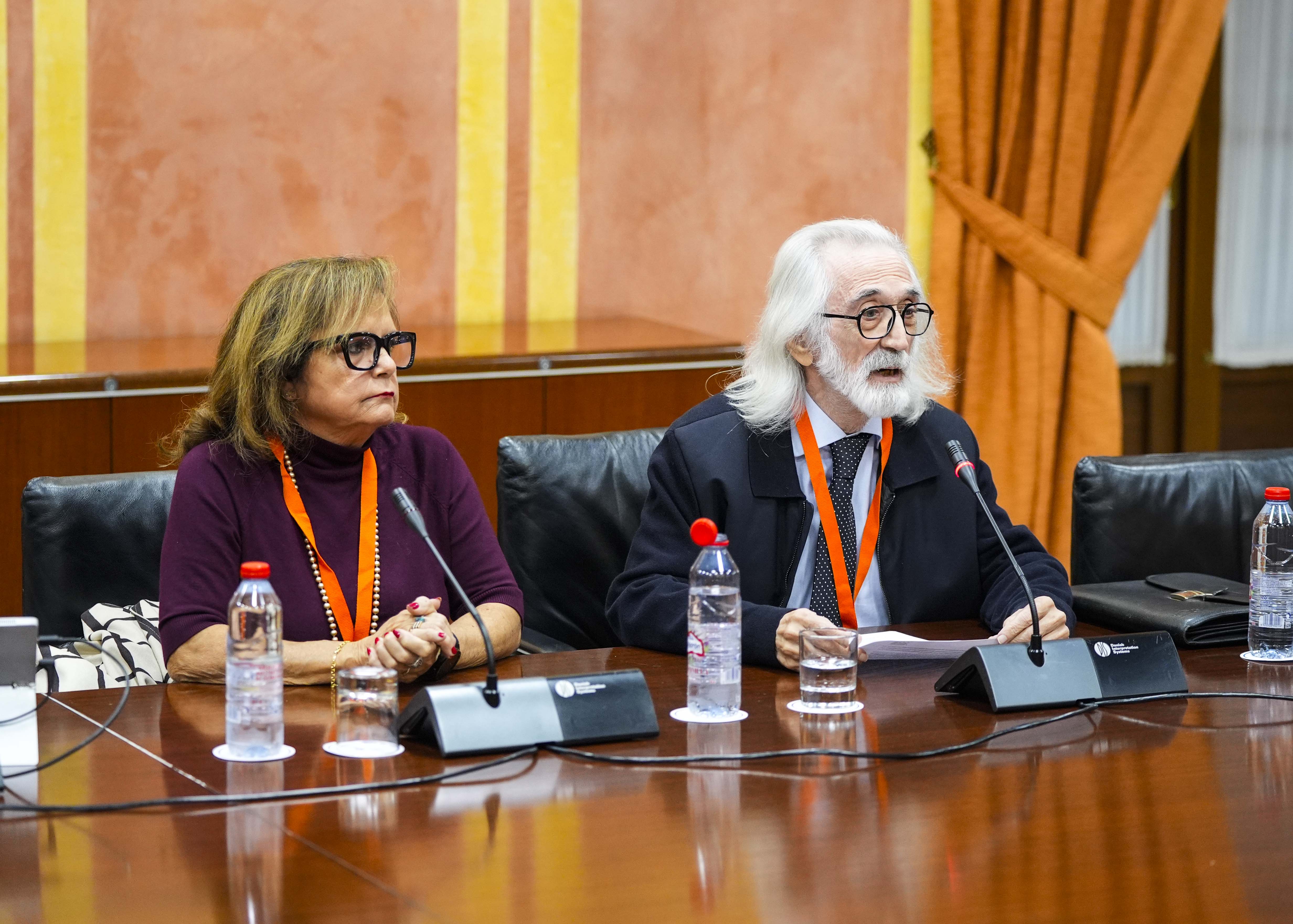 Antonio Guerrero y Catalina Herrero en representacin de la Fundacin Antonio Guerrero 