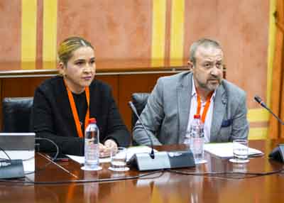 Jos Garca y Carmen Muiz de la Unin de Asociaciones de Trabajadores Autnomos y Emprendedores de Andaluca (UATAE)