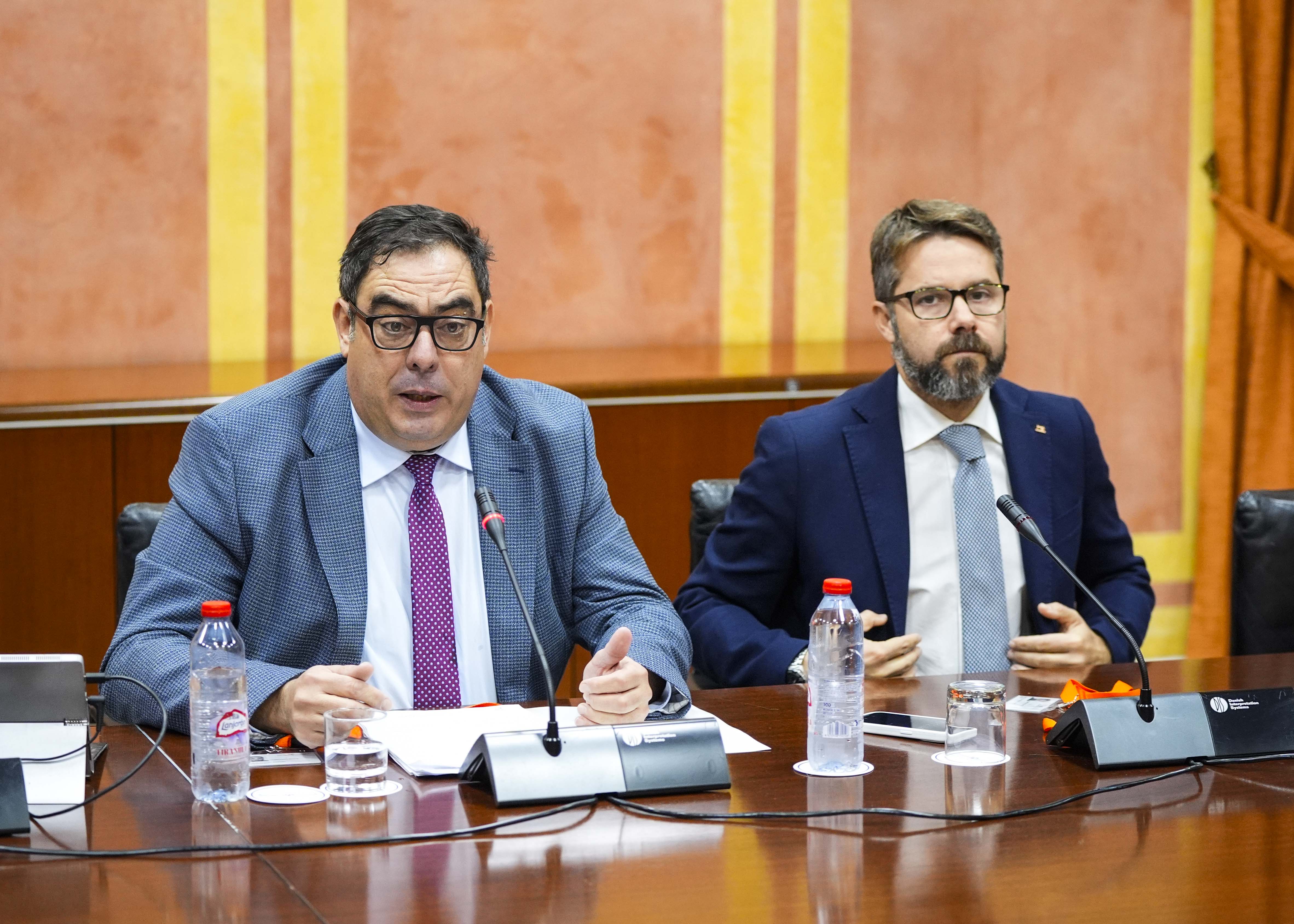 Rafael Amor y Daniel Muoz de la Asociacin de Trabajadores Autnomos de Andaluca (ATA)