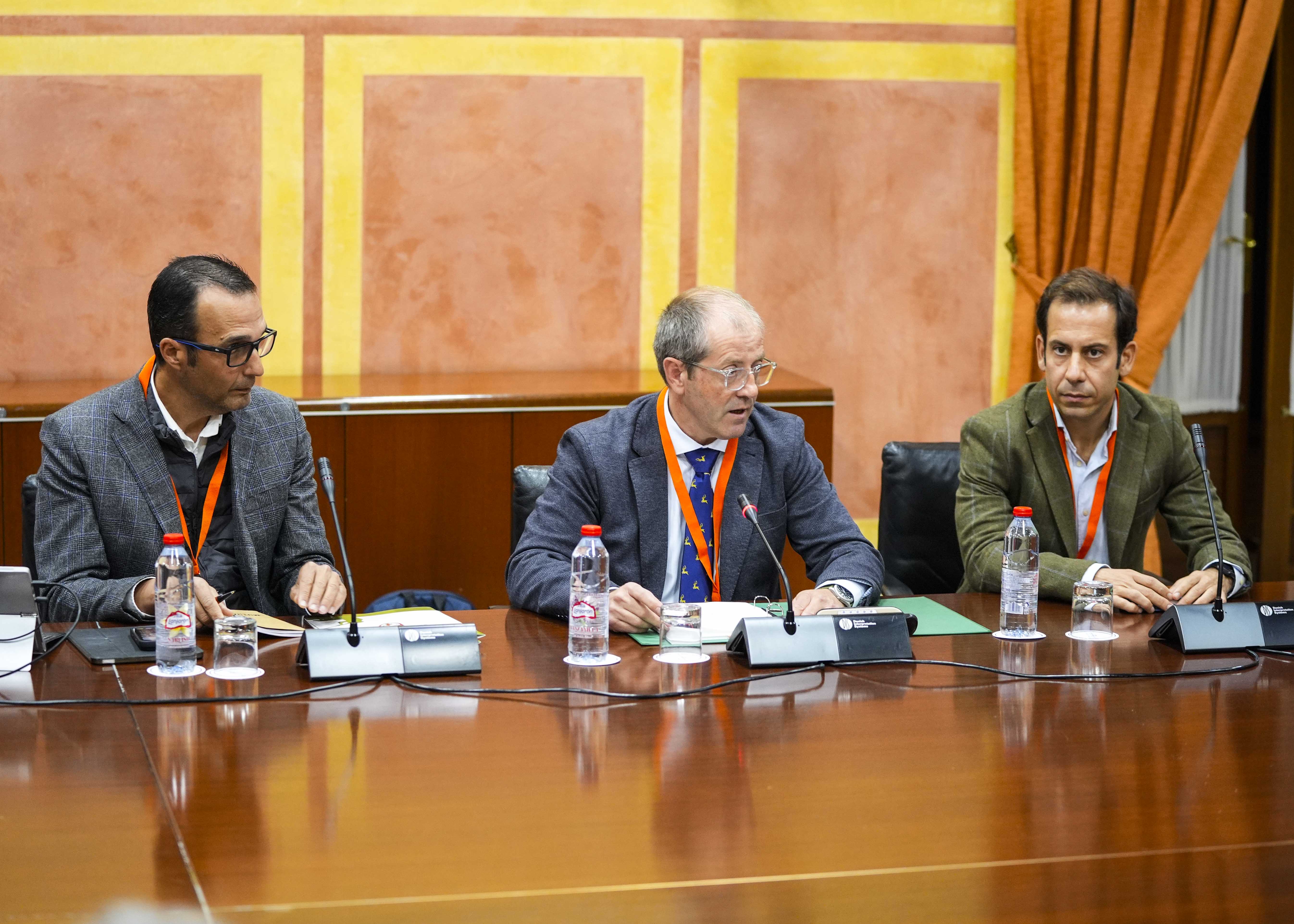  Adelardo Villafranca, Jorge Prez y Pablo Sorzano de la Federacin Andaluza de Caza