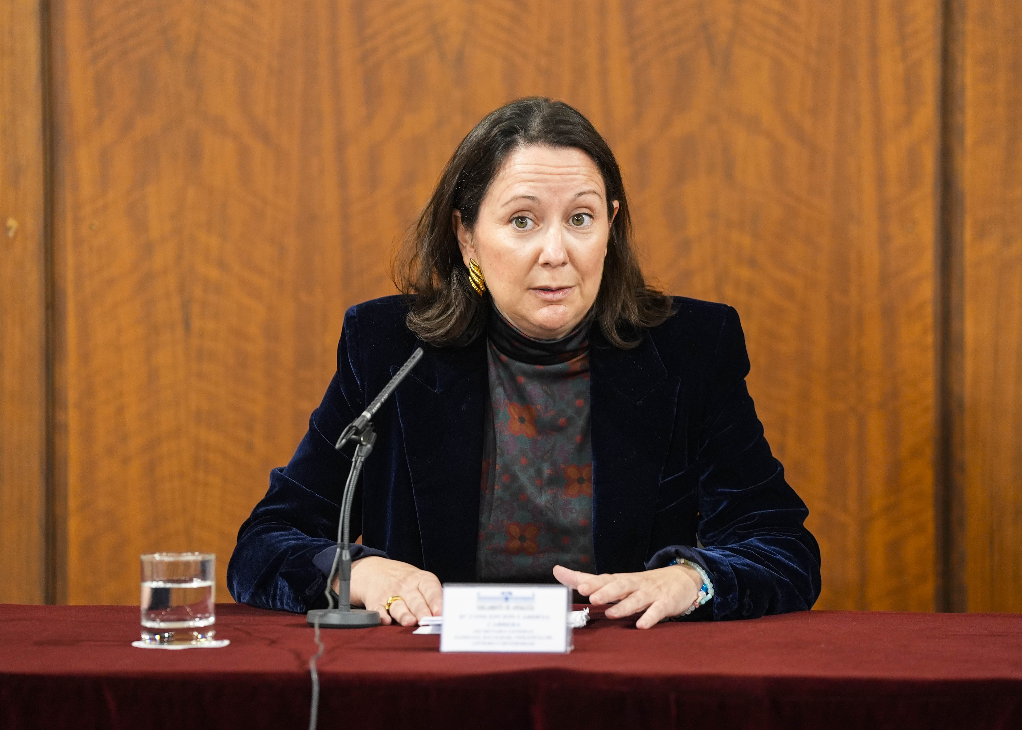 Intervenci�n de Concepci�n Cardesa, secretaria general de Familias, Igualdad, Violencia de G�nero y Diversidad 