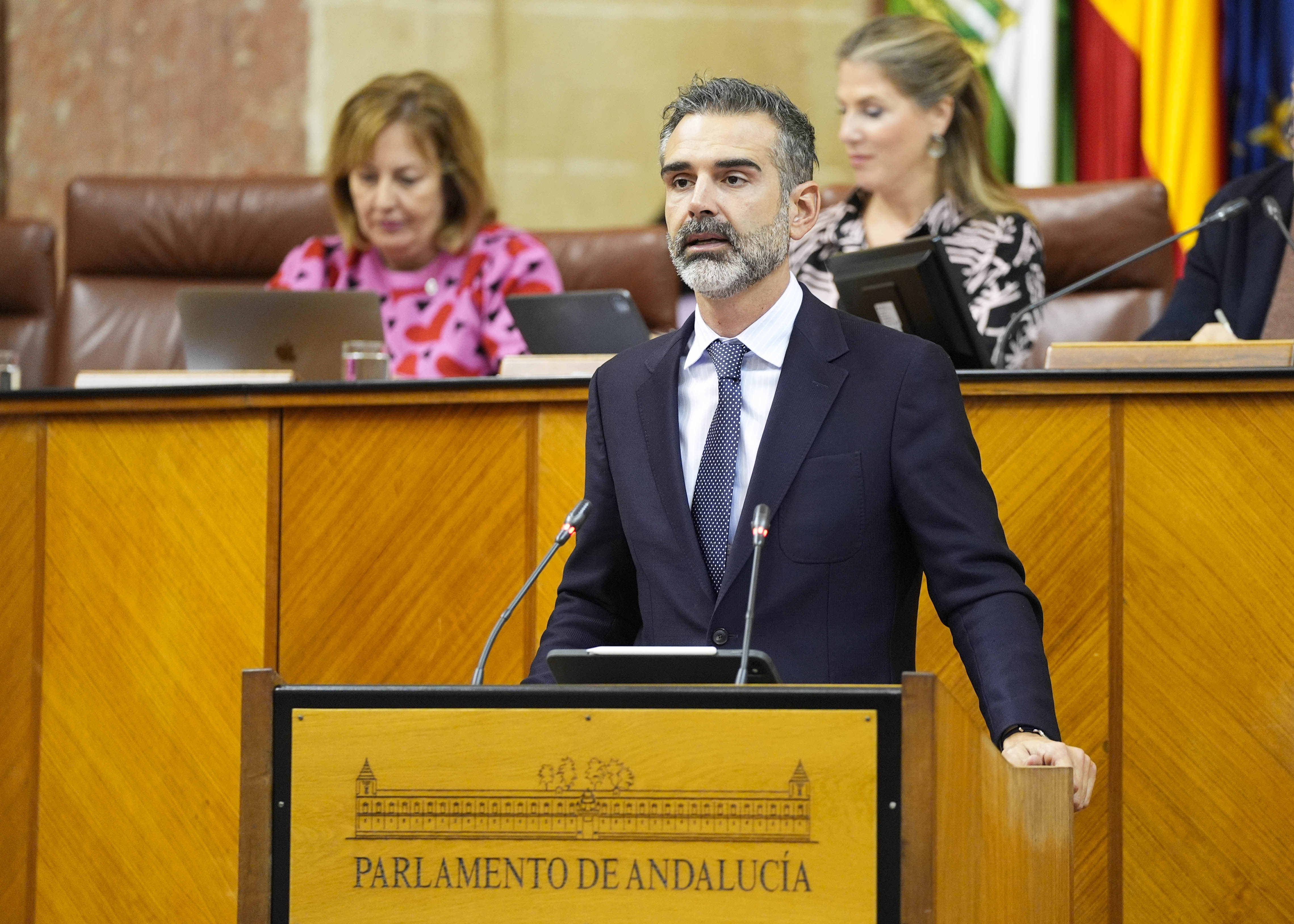 Ramn Fernndez-Pacheco, consejero de Agricultura, Pesca, Agua y Desarrollo Rural, cierra con su intervencin el debate del Proyecto de Ley de impulso y promocin de la produccin ecolgica y otras producciones agrarias, pesqueras y acucolas certificadas en Andaluca 