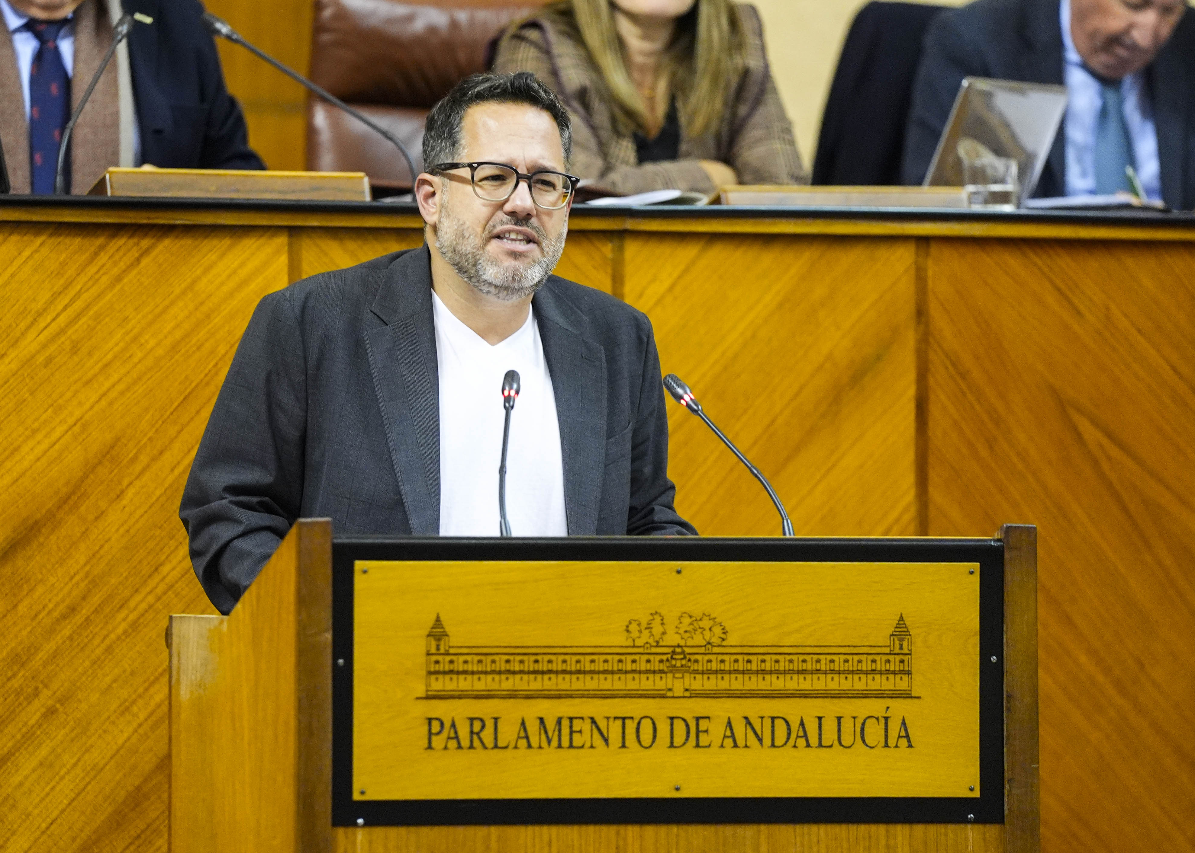  Jos Ignacio Garca, portavoz del G.P. Mixto-Adelante Andaluca, interviene en el debate de la iniciativa legislativa popular 