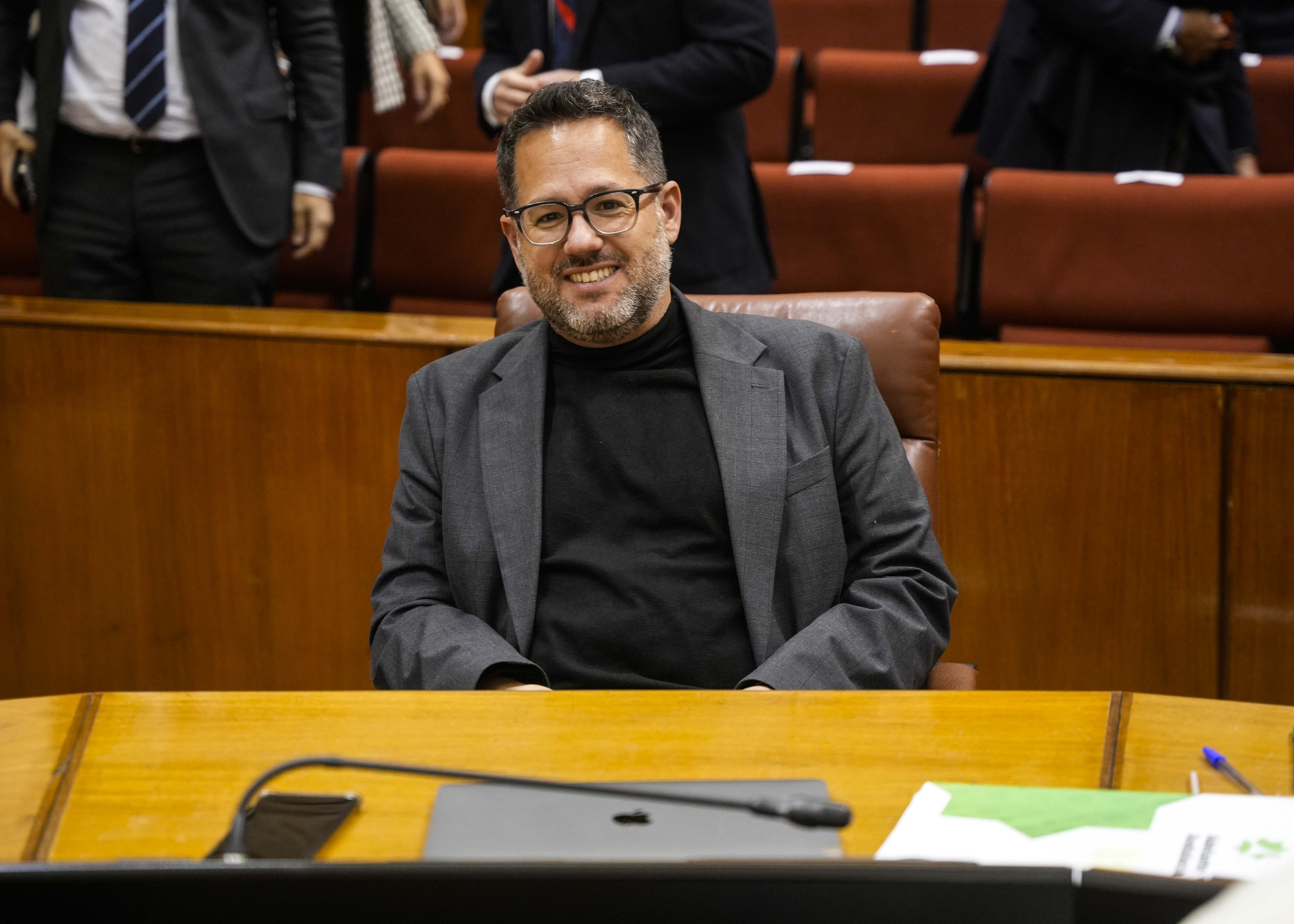 Jos� Ignacio Garc�a, portavoz del G.P. Mixto-Adelante Andaluc�a 