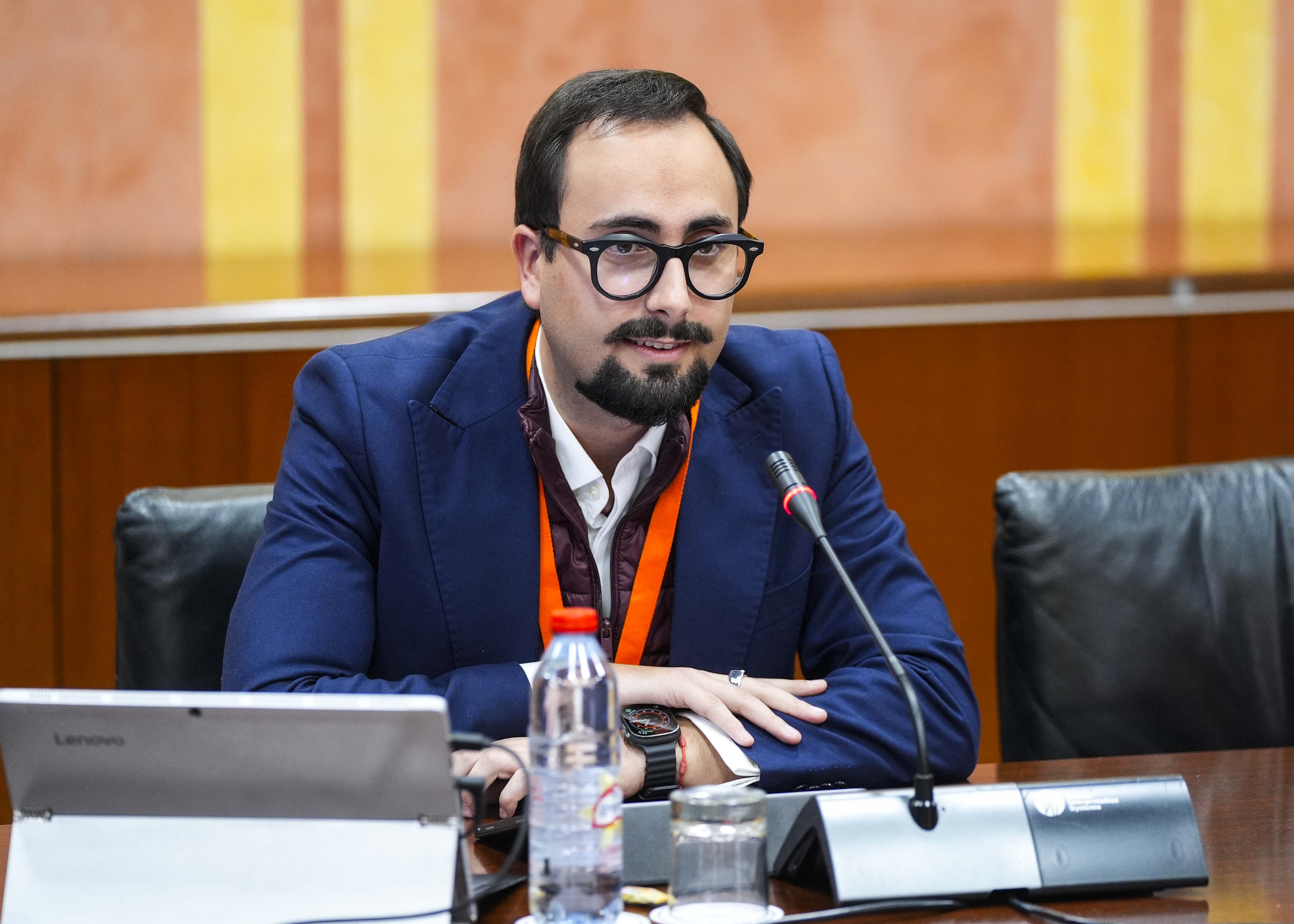  El vicepresidente del Consejo Asesor de Estudiantes de Andaluca (CAE), Andrs Arias