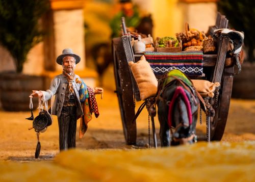  Otra de las escenas del montaje expuesto en la sede del Parlamento