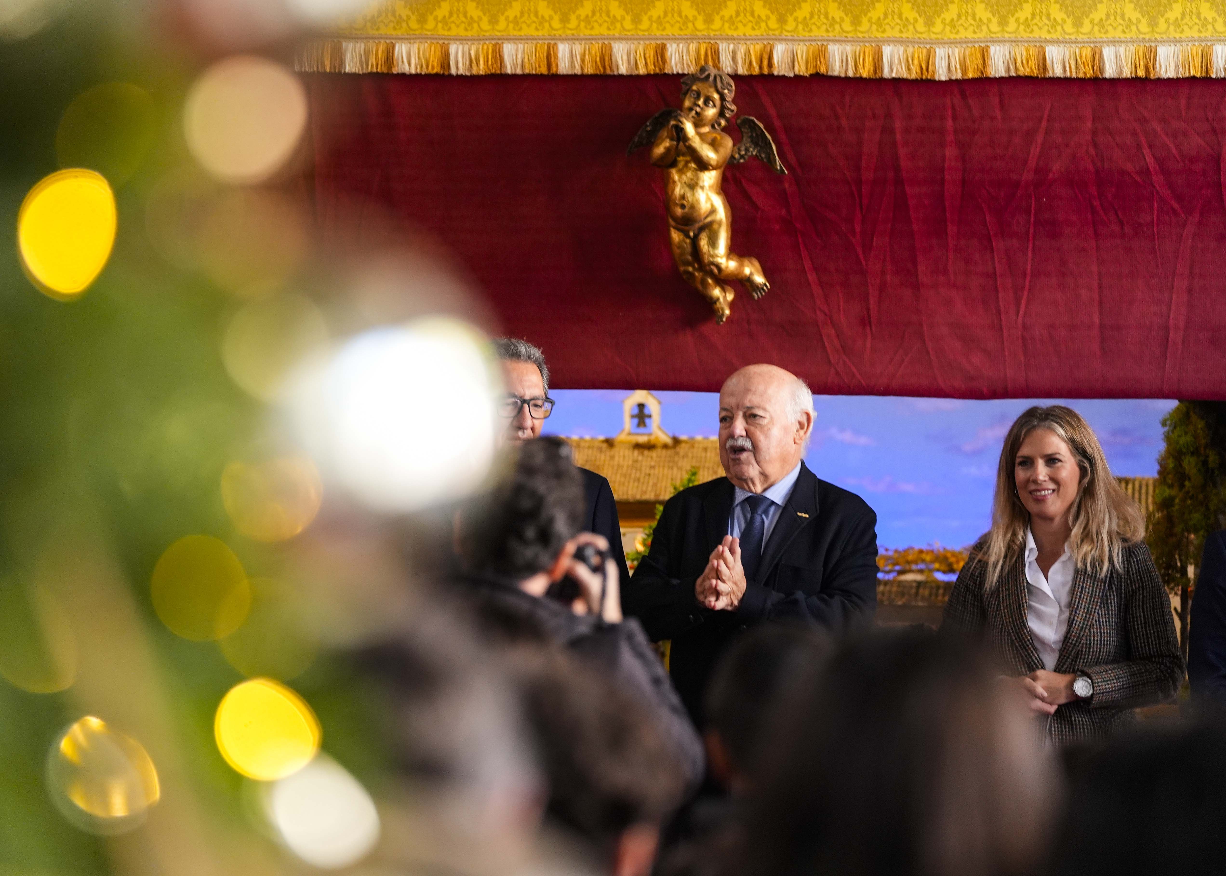  Un momento en el acto de inauguracin