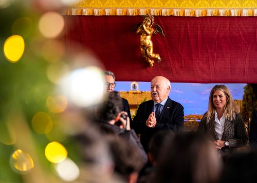  Un momento en el acto de inauguracin