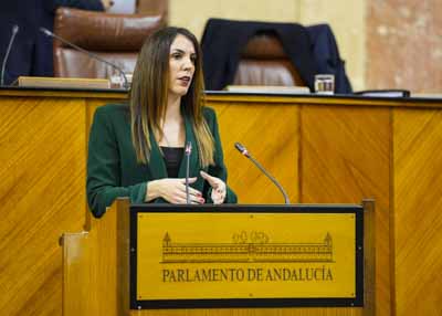  Para posicionar al Grupo Vox en Andaluca toma la palabra la diputada Purificacin Fernndez 