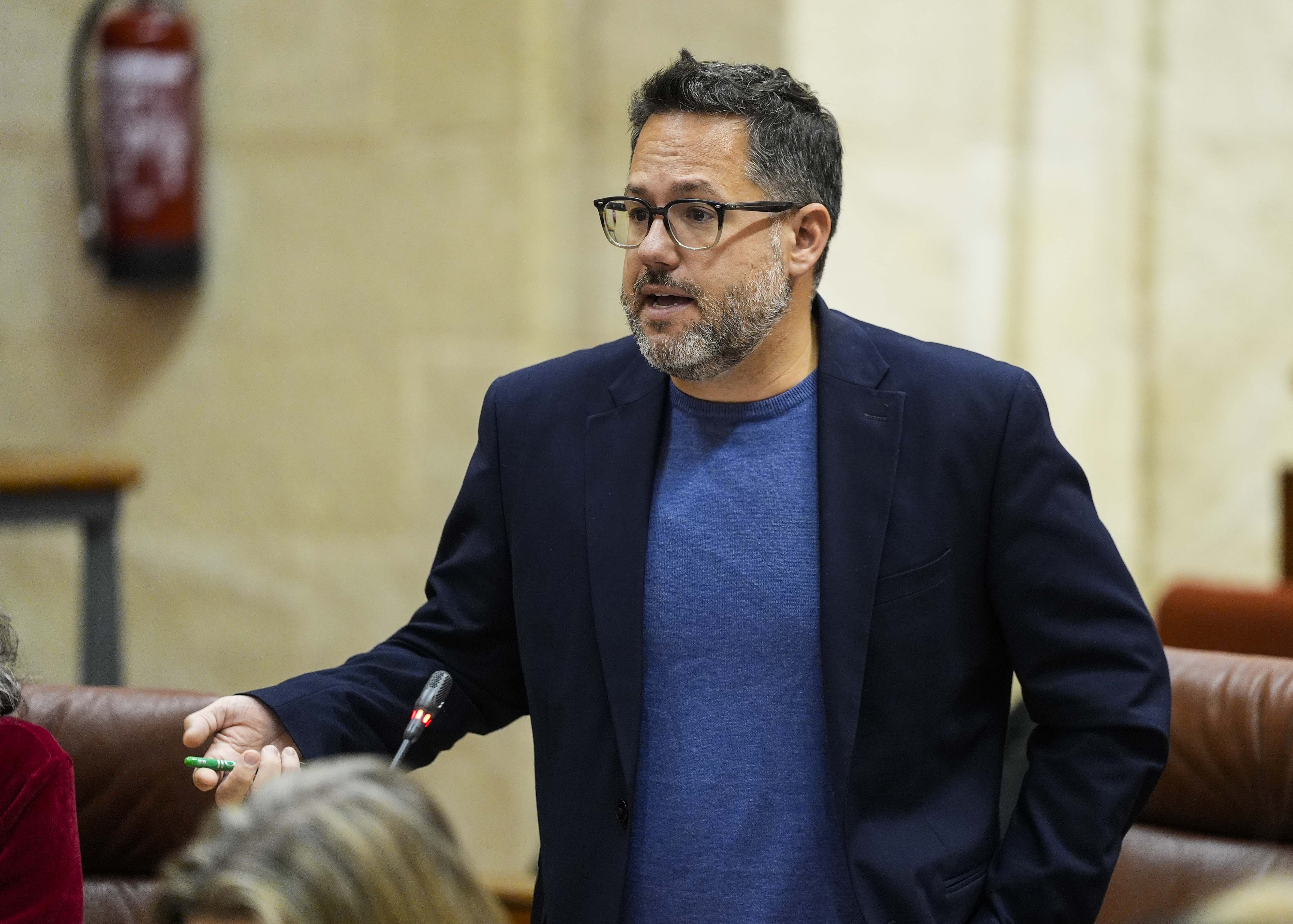 Jos� Ignacio Garc�a, portavoz del G.P. Mixto-Adelante Andaluc�a, pregunta sobre las necesidades educativas especiales en La Rinconada 