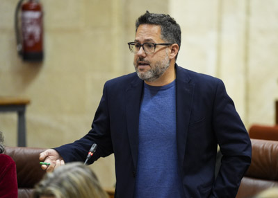 Jos� Ignacio Garc�a, portavoz del G.P. Mixto-Adelante Andaluc�a, pregunta sobre las necesidades educativas especiales en La Rinconada 