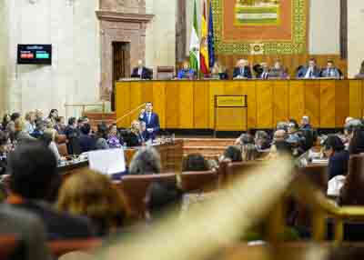 Comienzan las preguntas que los portavoces parlamentarios dirigen al presidente de la Junta de Andaluc�a 