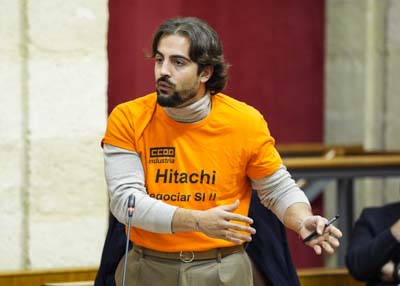 Jos� Manuel G�mez, de Por Andaluc�a, formula una pregunta de m�xima actualidad sobre la intervenci�n pol�tica en el conflicto laboral de Hitachi Energy