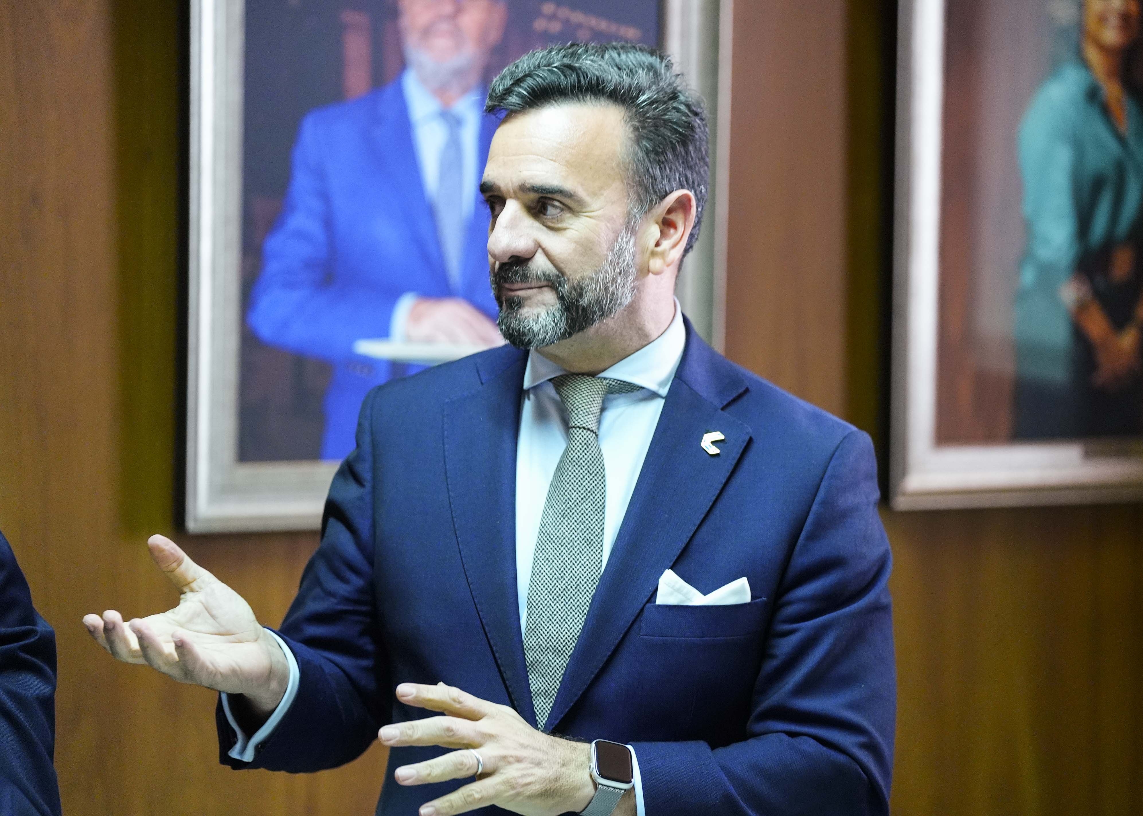  Manuel Alejandro Cardenete, presidente de la C�mara de Cuentas, se dirige a los asistentes a la inauguraci�n 