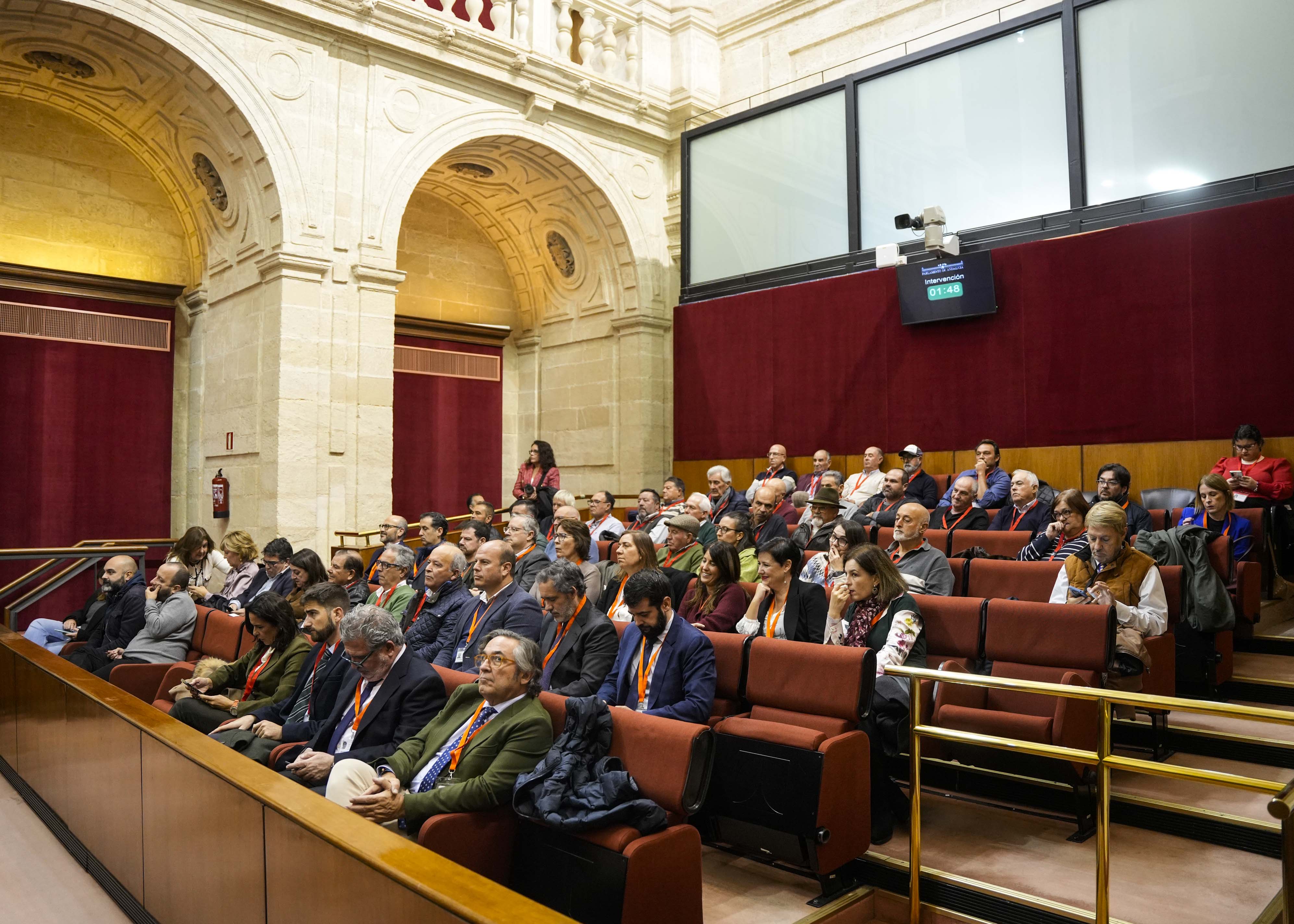  Tribuna de p�blico y autoridades durante el debate del Proyecto de Ley del Patrimonio