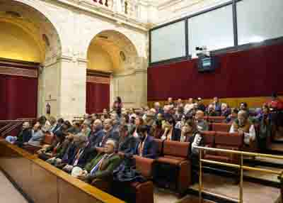  Tribuna de p�blico y autoridades durante el debate del Proyecto de Ley del Patrimonio
