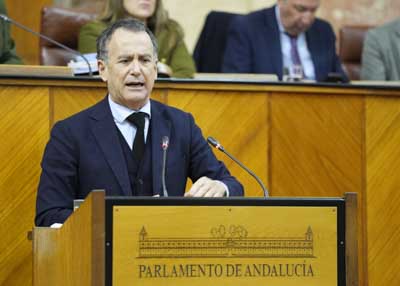 Pablo Venzal, portavoz adjunto del Grupo Parlamentario Popular de Andaluc�a, cierra el debate 