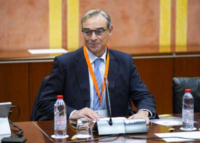  En representaci�n de la Agrupaci�n de Fabricantes de Cemento de Andaluc�a (AFCA) comparece Ricardo L�pez, director general