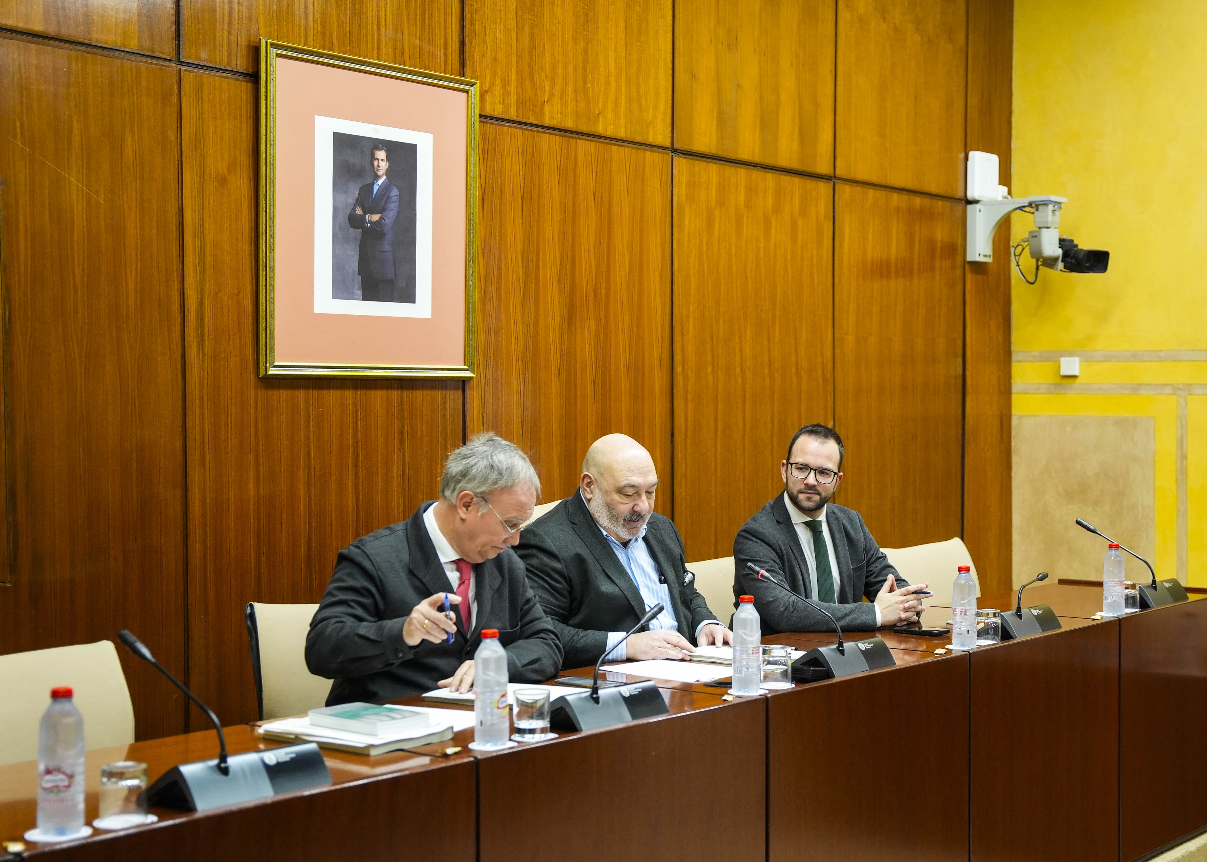  El letrado de la comisi�n de Universidad, Francisco J. Ruiz Burs�n, asesora a la Mesa de la Comisi�n en la tramitaci�n del Dictamen sobre el Proyecto de Ley Universitaria para Andaluc�a.