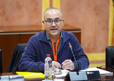 En representaci�n de COAG Andaluc�a, el director t�cnico, Ignacio Barrero expone la posici�n de la organizaci�n respecto al proyecto de ley