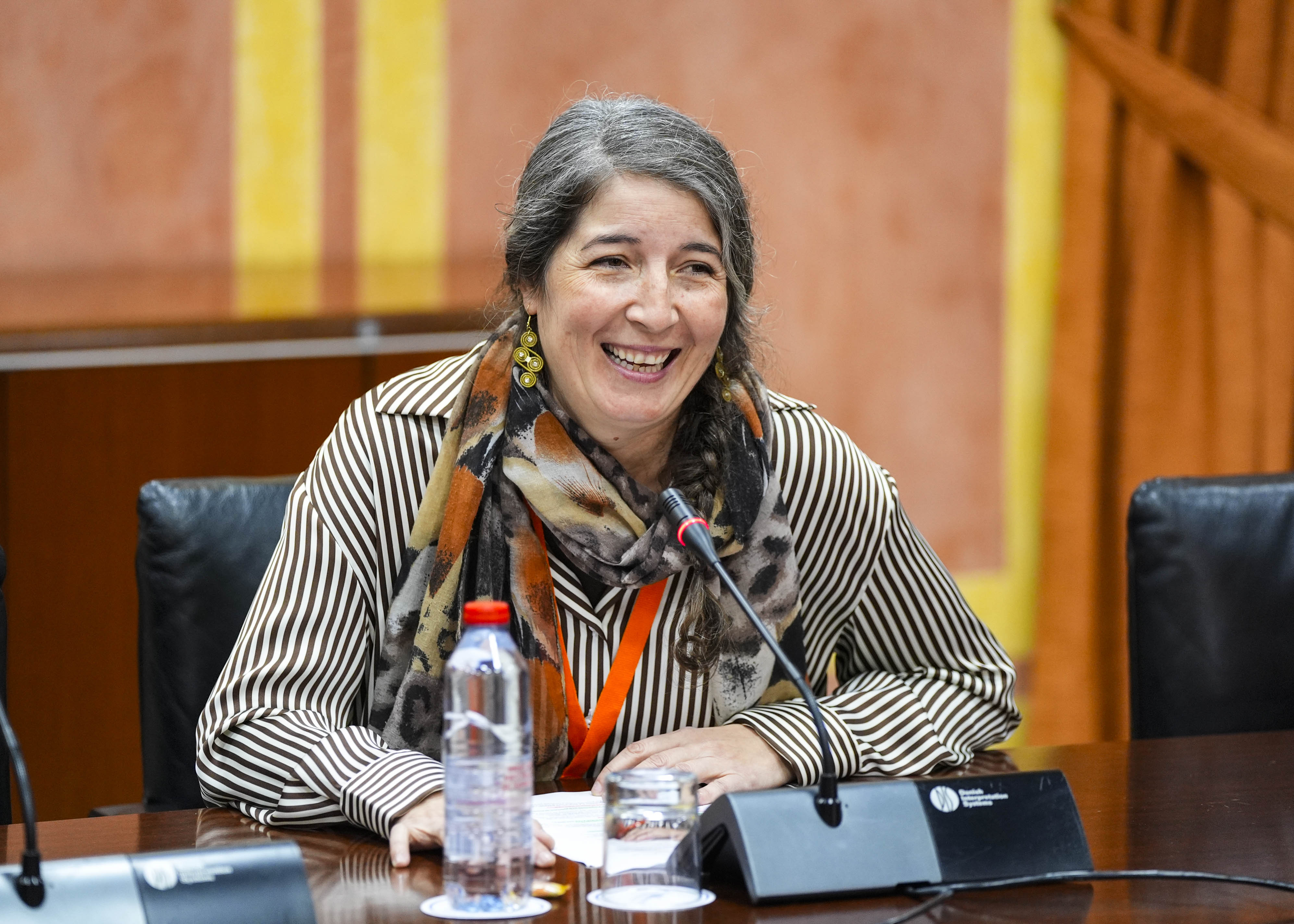  Marta Cornello interviene en representaci�n de Somos Sierra Norte de Sevilla