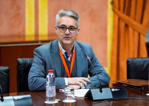 Juan Antonio L�pez interviene en representaci�n de la Federaci�n Andaluza de Caza (FAC) 