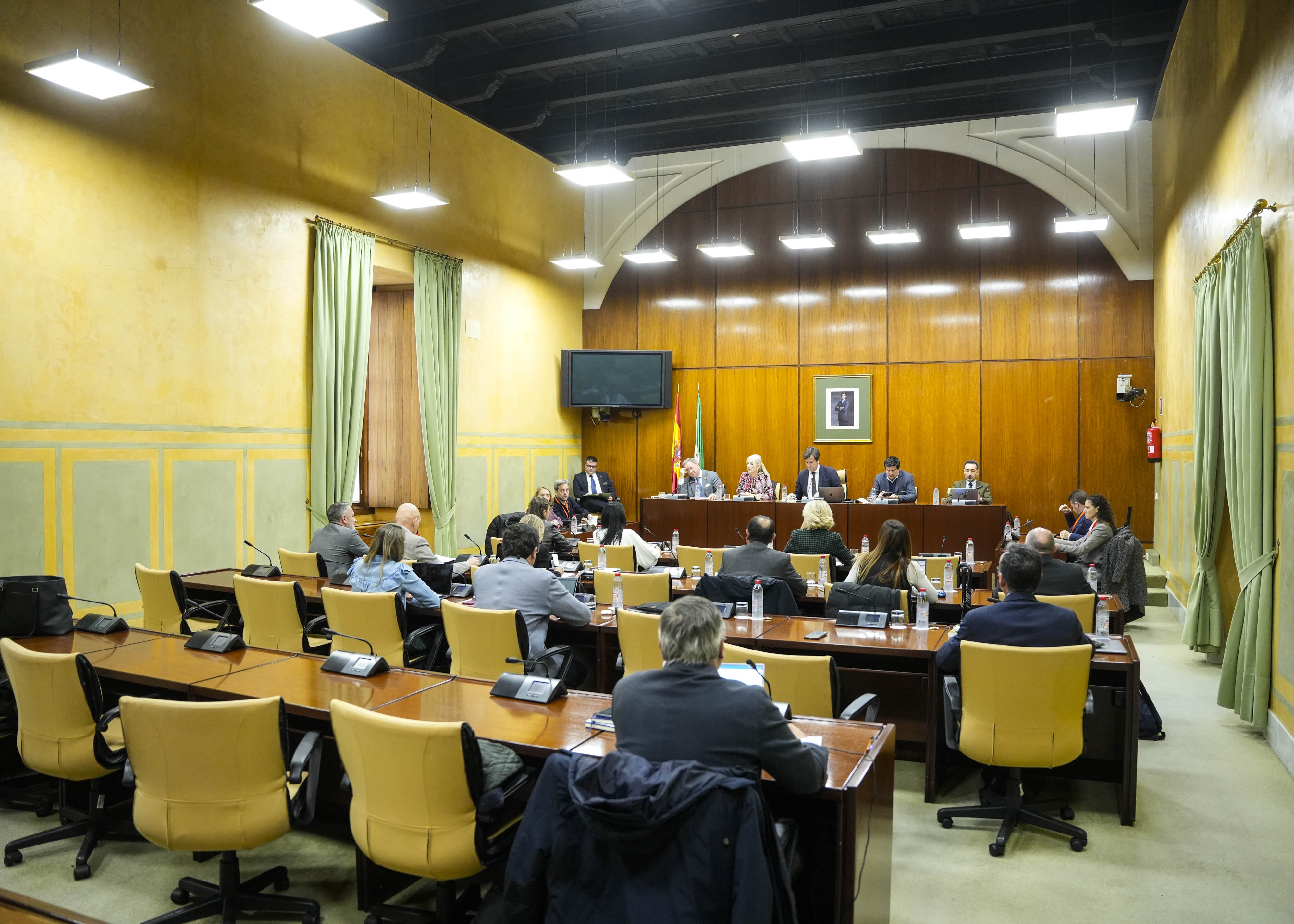 Vista general de la Comisi�n de Cultura y Deporte en el transcurso de la sesi�n  