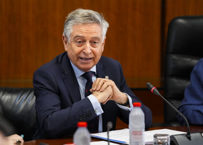 Francisco de Paula S�nchez, director de la Oficina Andaluza Antifraude, presenta ante la Comisi�n Consultiva la Memoria anual de la Oficina Andaluza Contra el Fraude y la Corrupci�n del a�o 2024